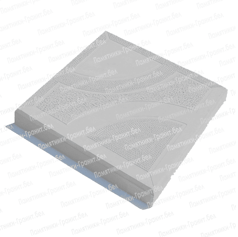 Укладка плитки на могилу Островец фотография