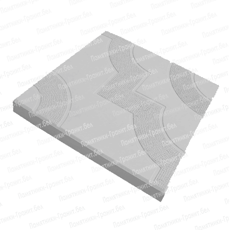 Укладка плитки на могилу Островец фотография